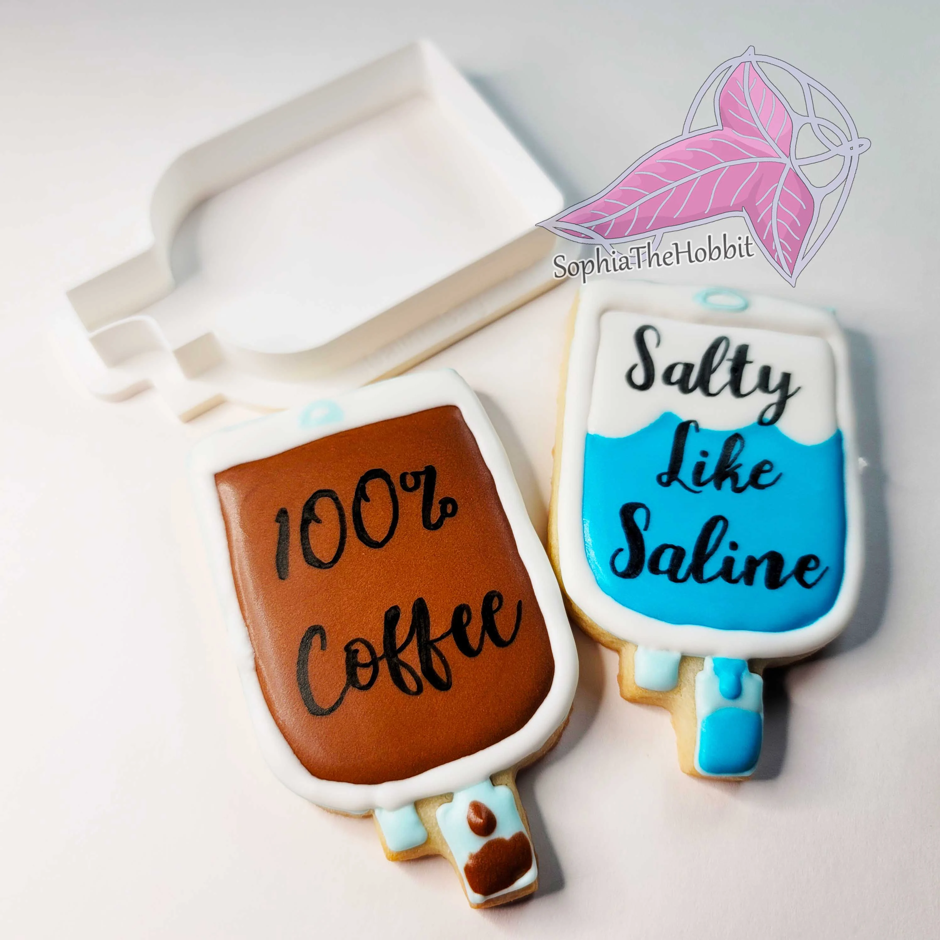 Saline IV Bag Cookie Cutter