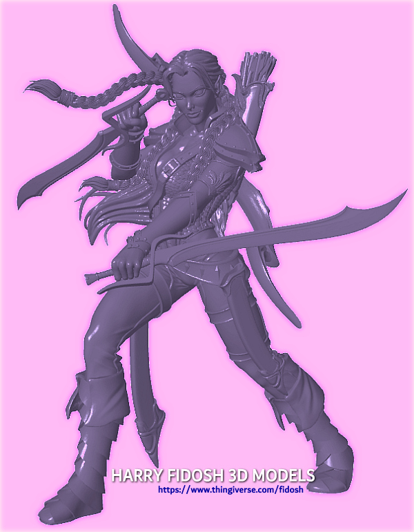 Elf Warrior (Pretty)
