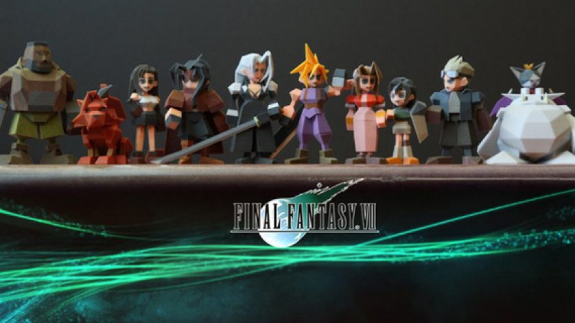 Final Fantasy VII Low Poly All characters and NPC (Finished)