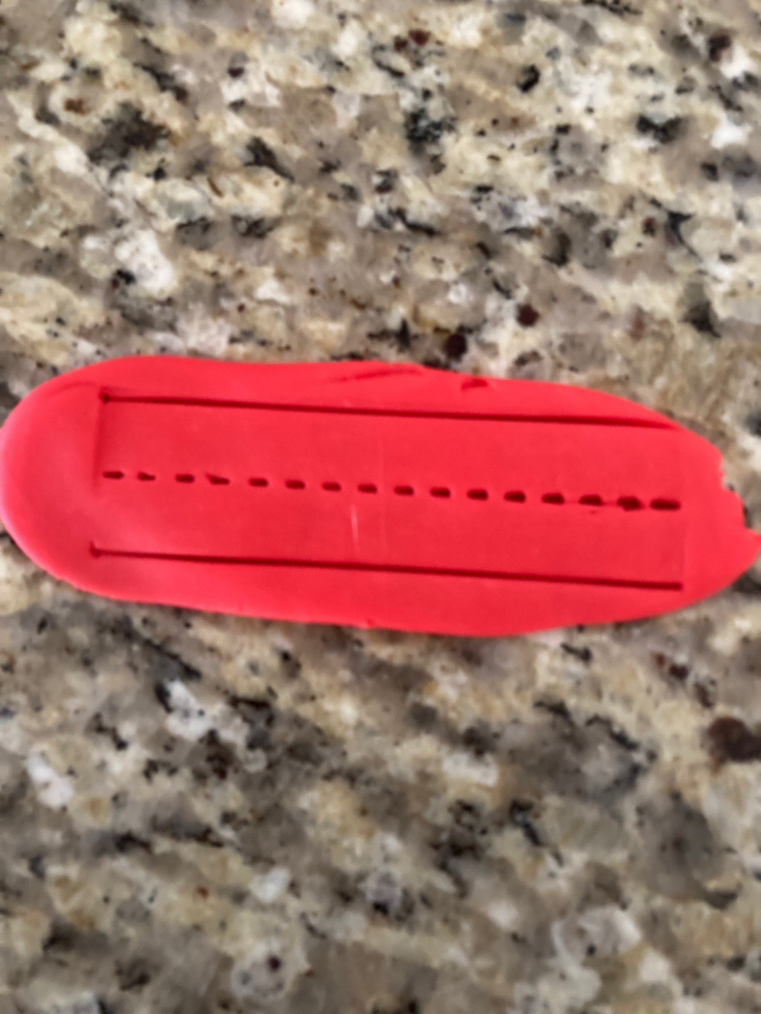 Handwriting Playdough Stamp
