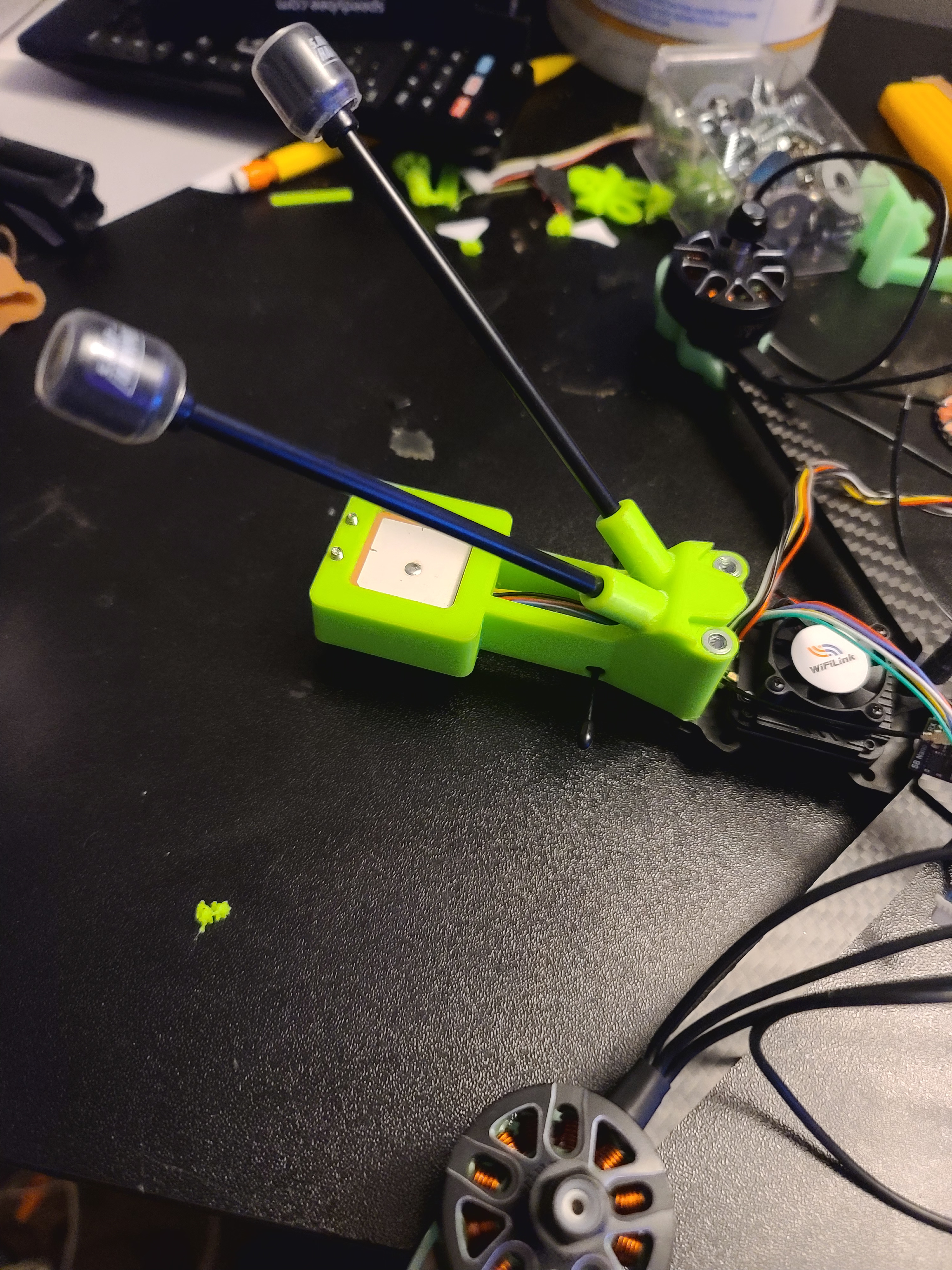 fpv drone mark 4 clone gps/ antenna mount V1  (OUTDATED)