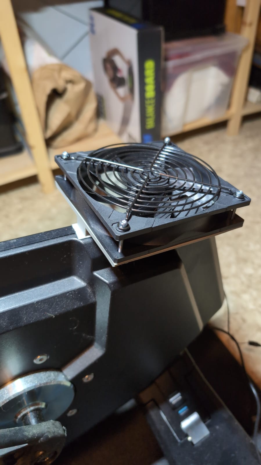 Fan Mount for Garmin tacx neo 2t 120mm