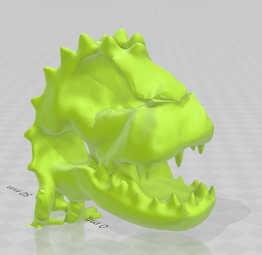 Dino Head Skeletal