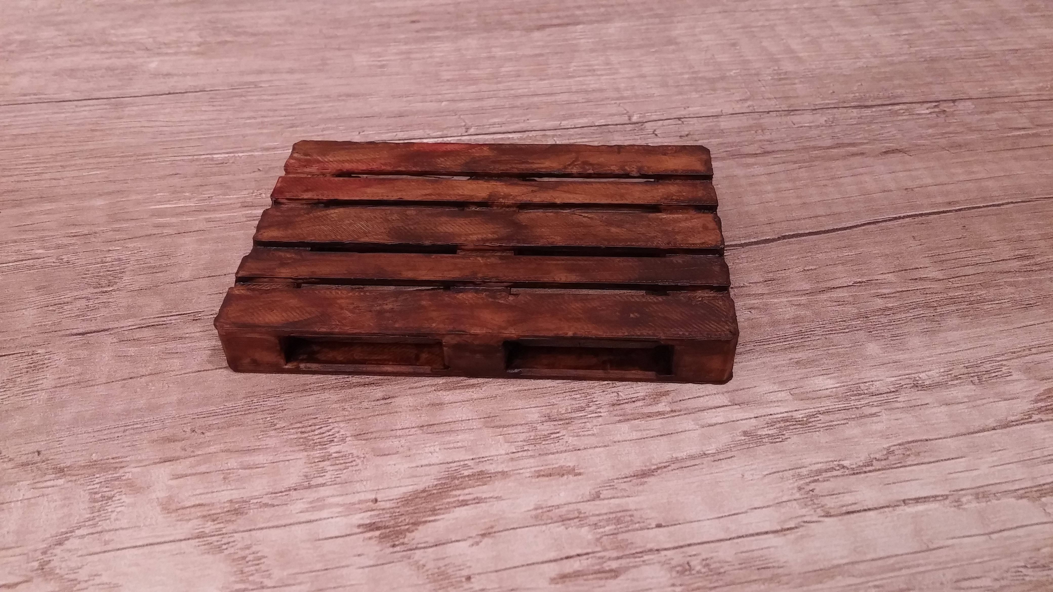 Slightly weathered EUR pallet