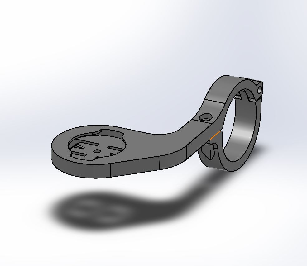 Easy-to-print bicycle meter holder Garmin, Bryton etc.