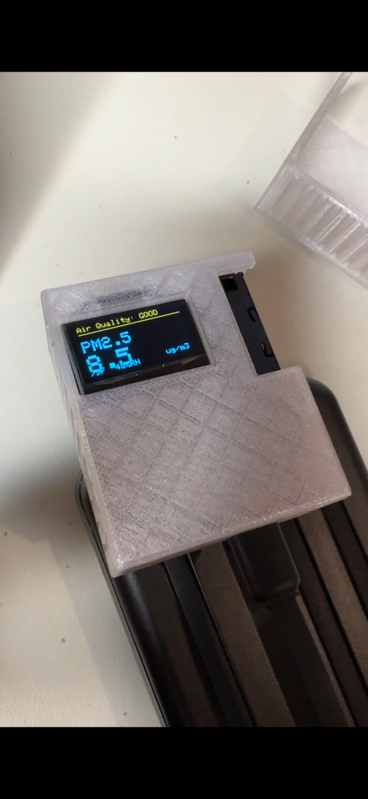 Smart Air Quality Monitor PM 1.0, 2.5, 5.0, 10.0, VOC, Temperature & Humidity