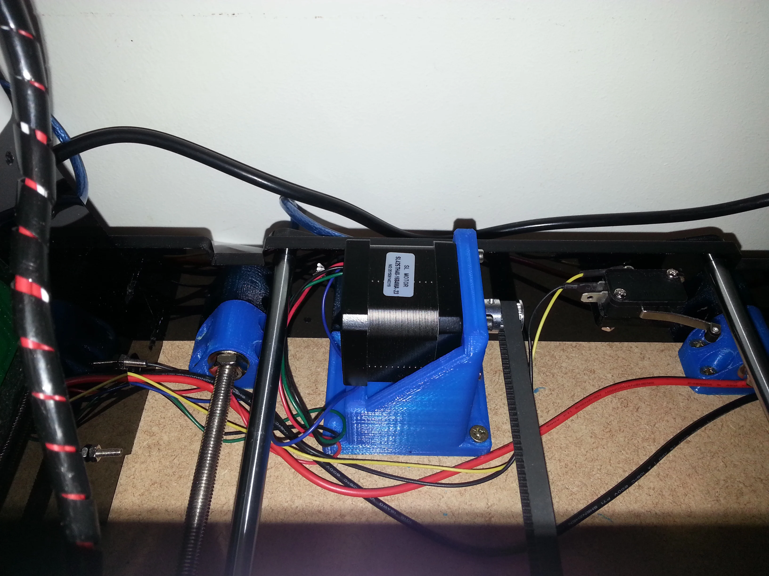 Zonestar p802 Y axis motor mount