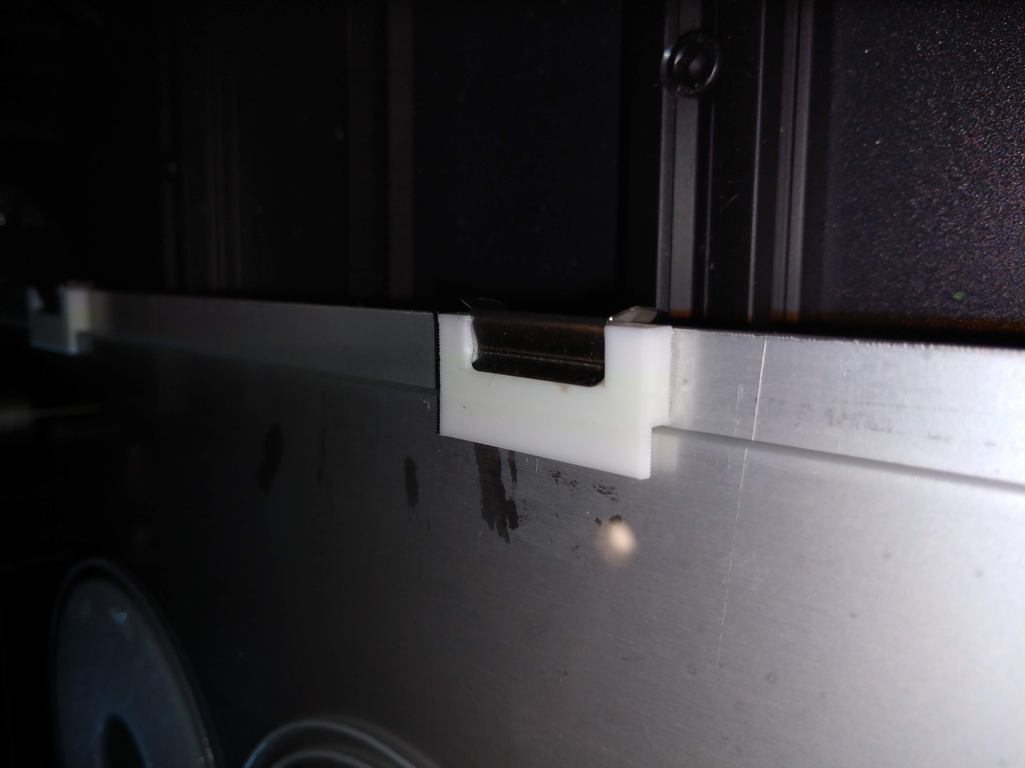 CR-10S Pro Customizable Glass Bed Clip Extensions