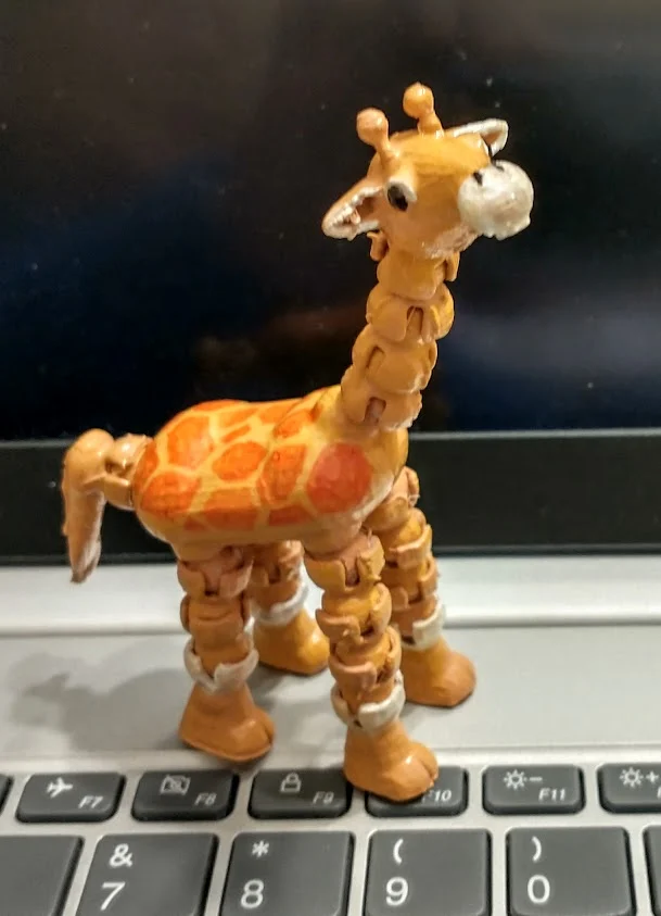 Poseable Poppin Giraffe Toy