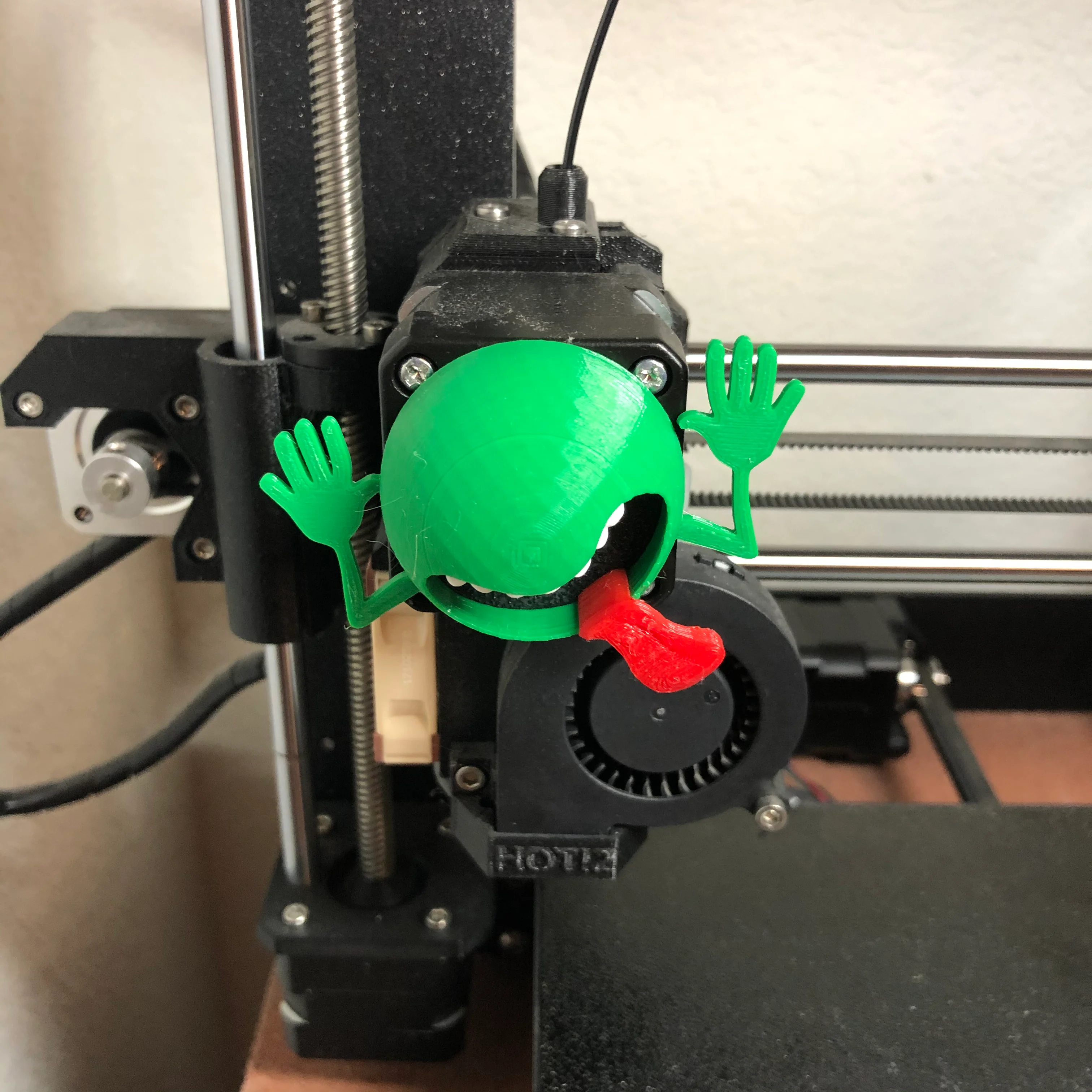 Don't Panic Extruder Rotation Visualizer / refrigerator magnet