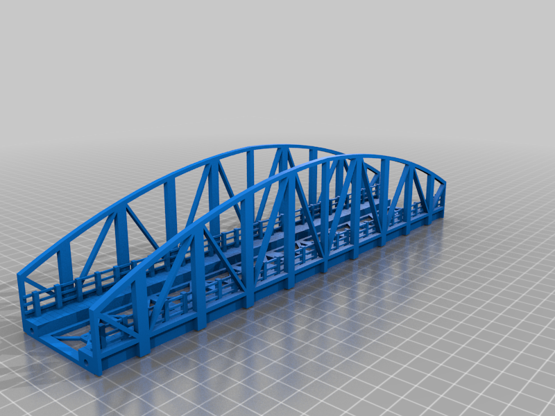 Bridge for modeltrain H0