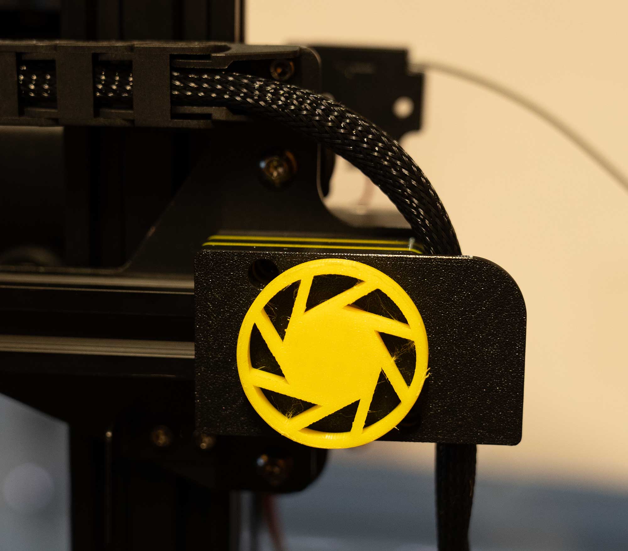 Anycubic Chiron X-Stepper Cover with Cable holder and Knob