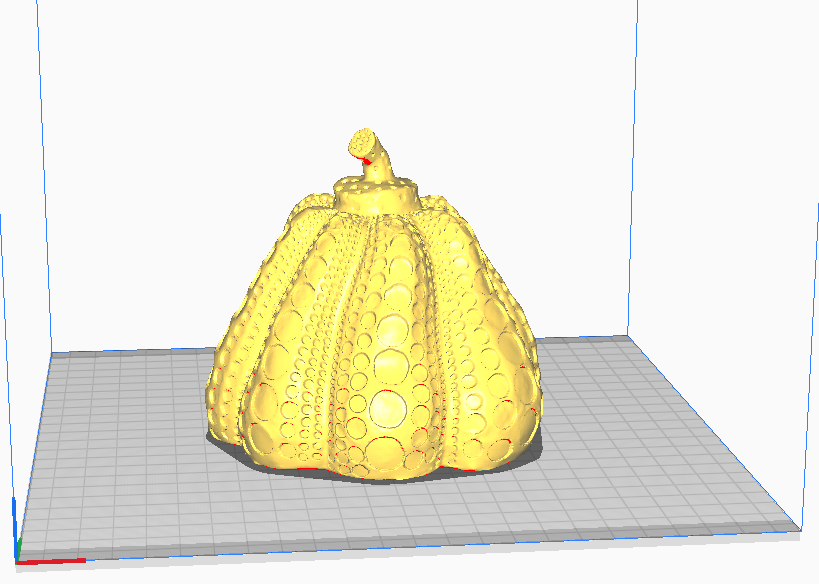 Yayoi Kusama Pumpkin London 2014 Freize Festival 3D scan