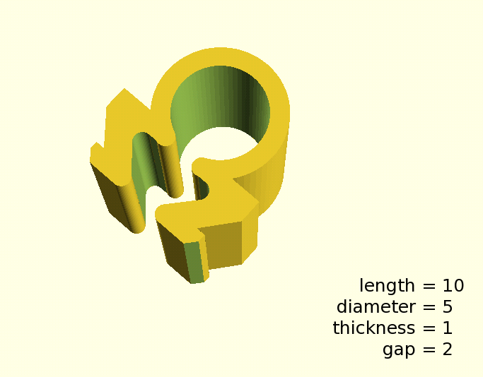 Cable clip for 2020 extrusion frame