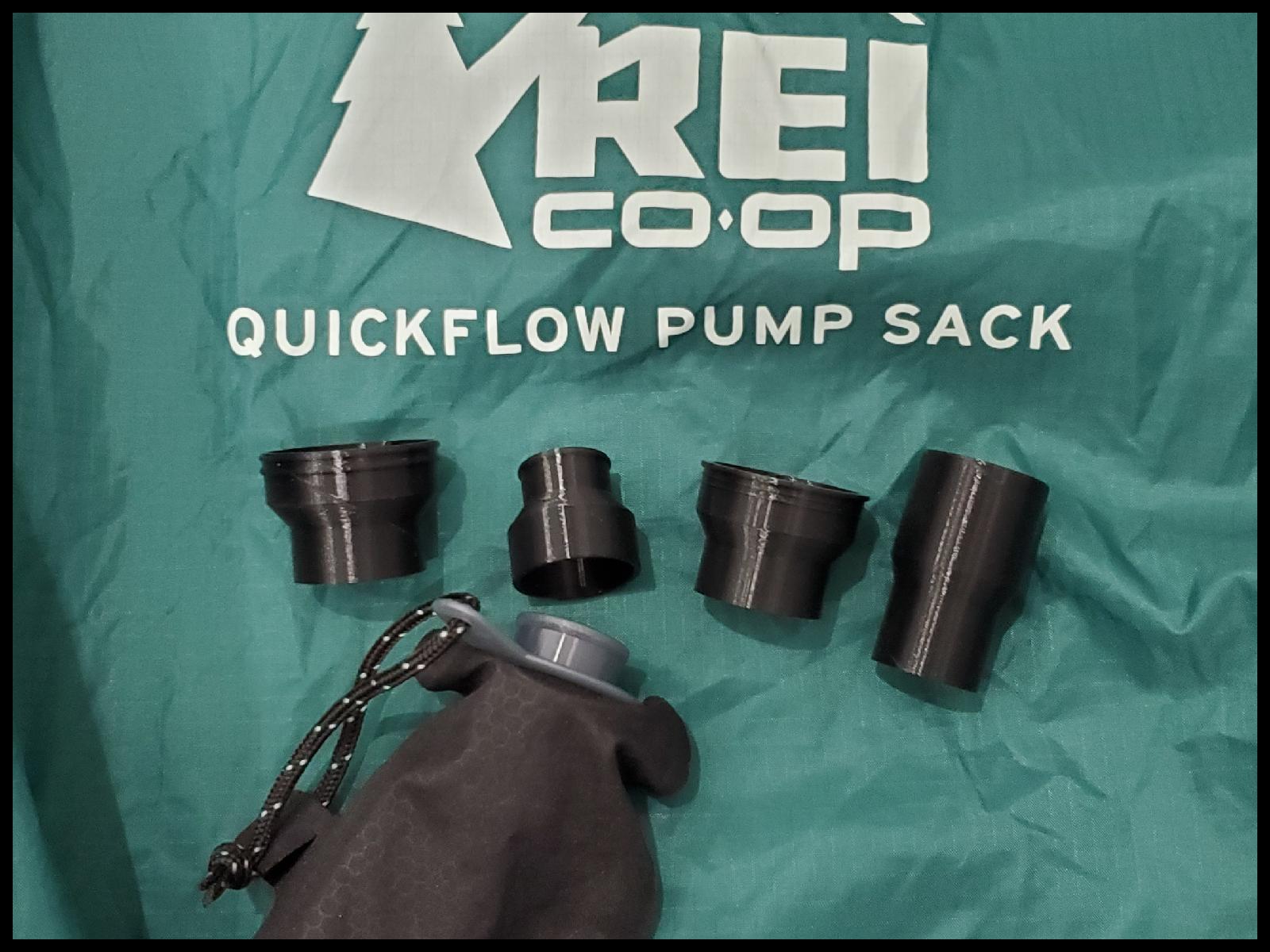 Backpacking Pad Pump Sack Adapters