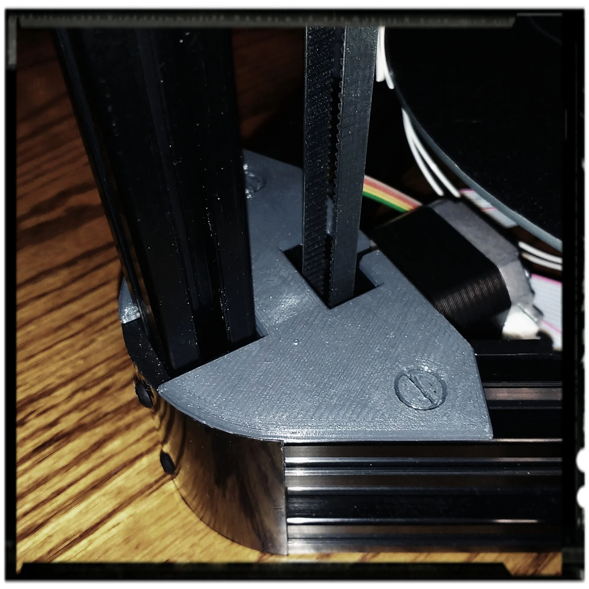 Kossel Lower Cover w/ integrated bolts