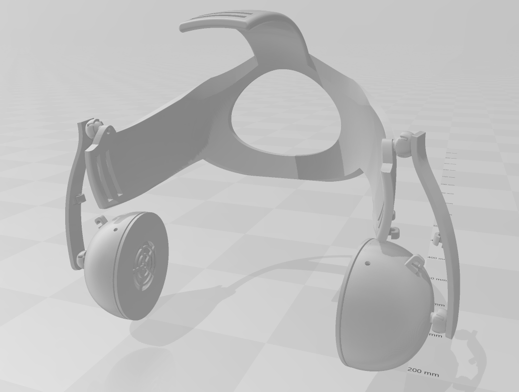 Pimax 8k/5K+ headstrap with headphones upgrade