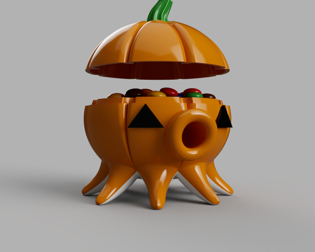 #3DTakoTuesday : Halloween Pumpkin Candy Bowl