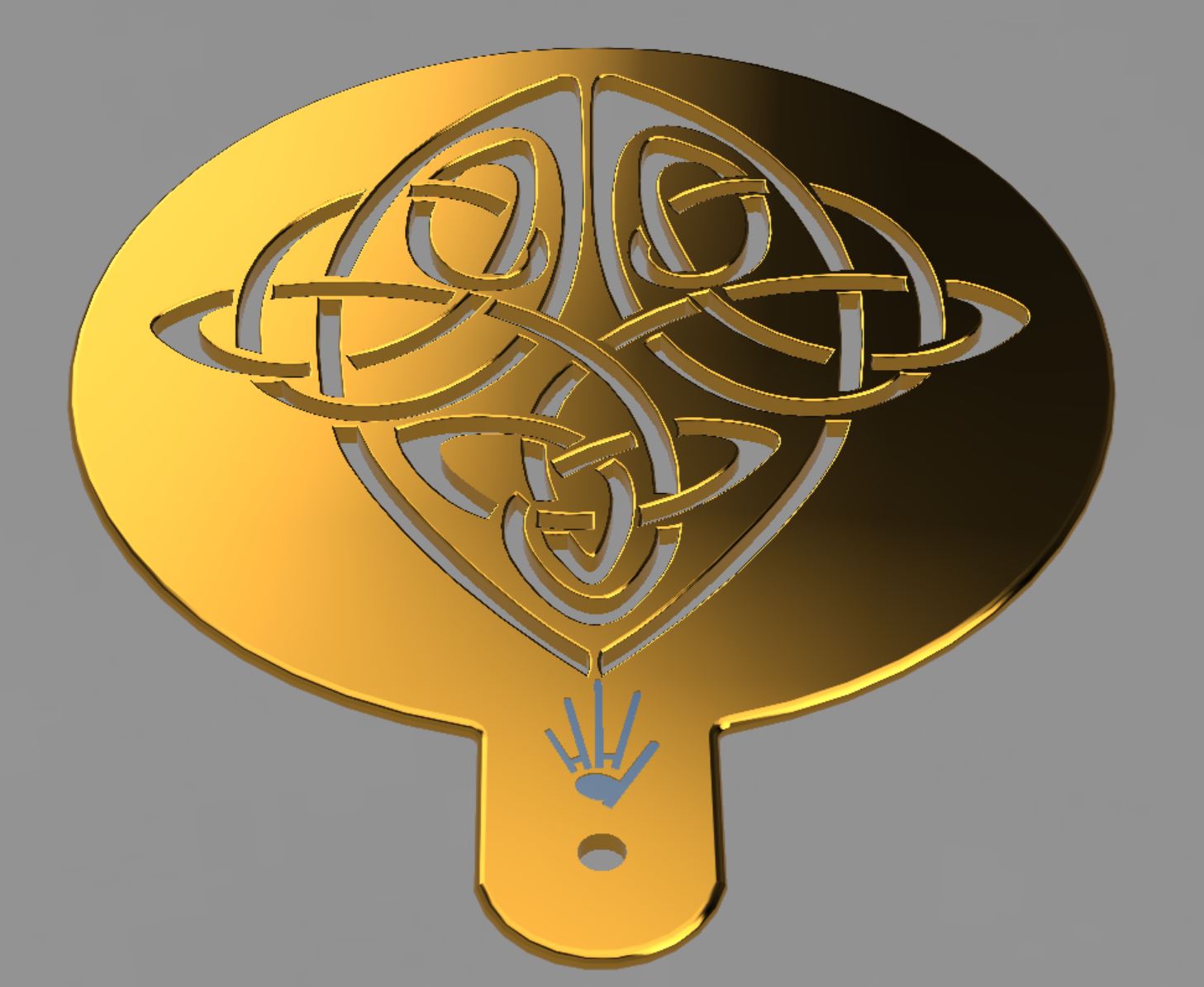 Bread Stencil - Celtic 7 Design