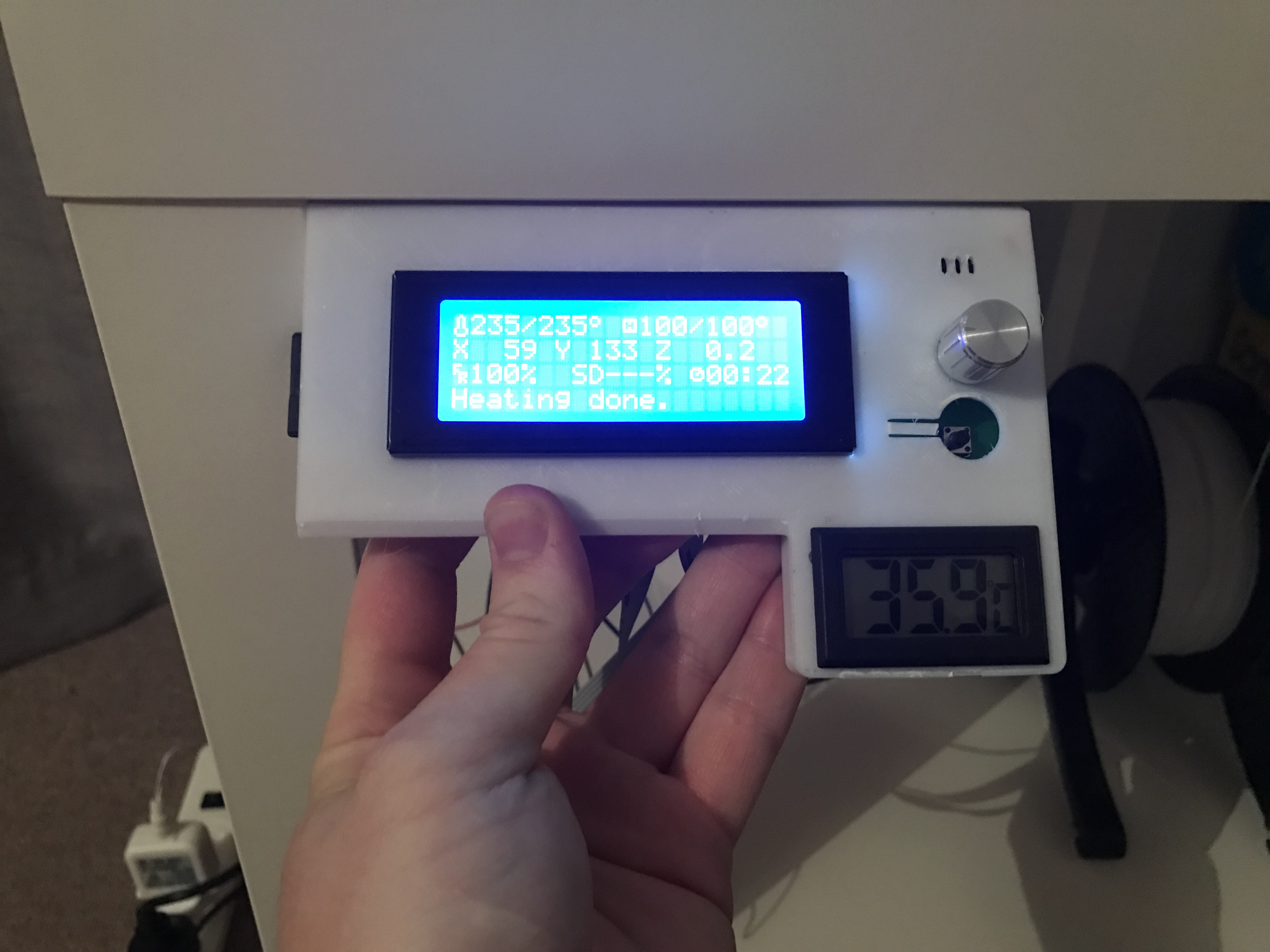 Reprap LCD + Temp Sensor