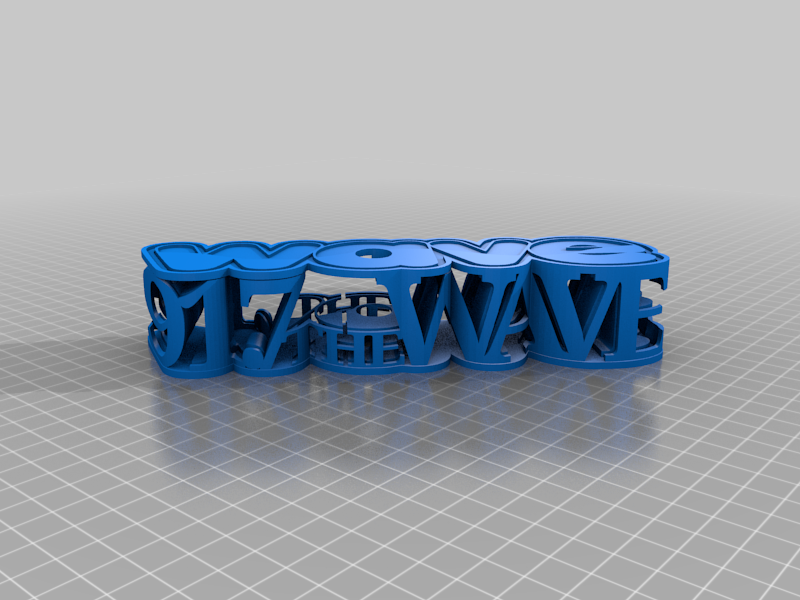 917 The Wave Text Flip