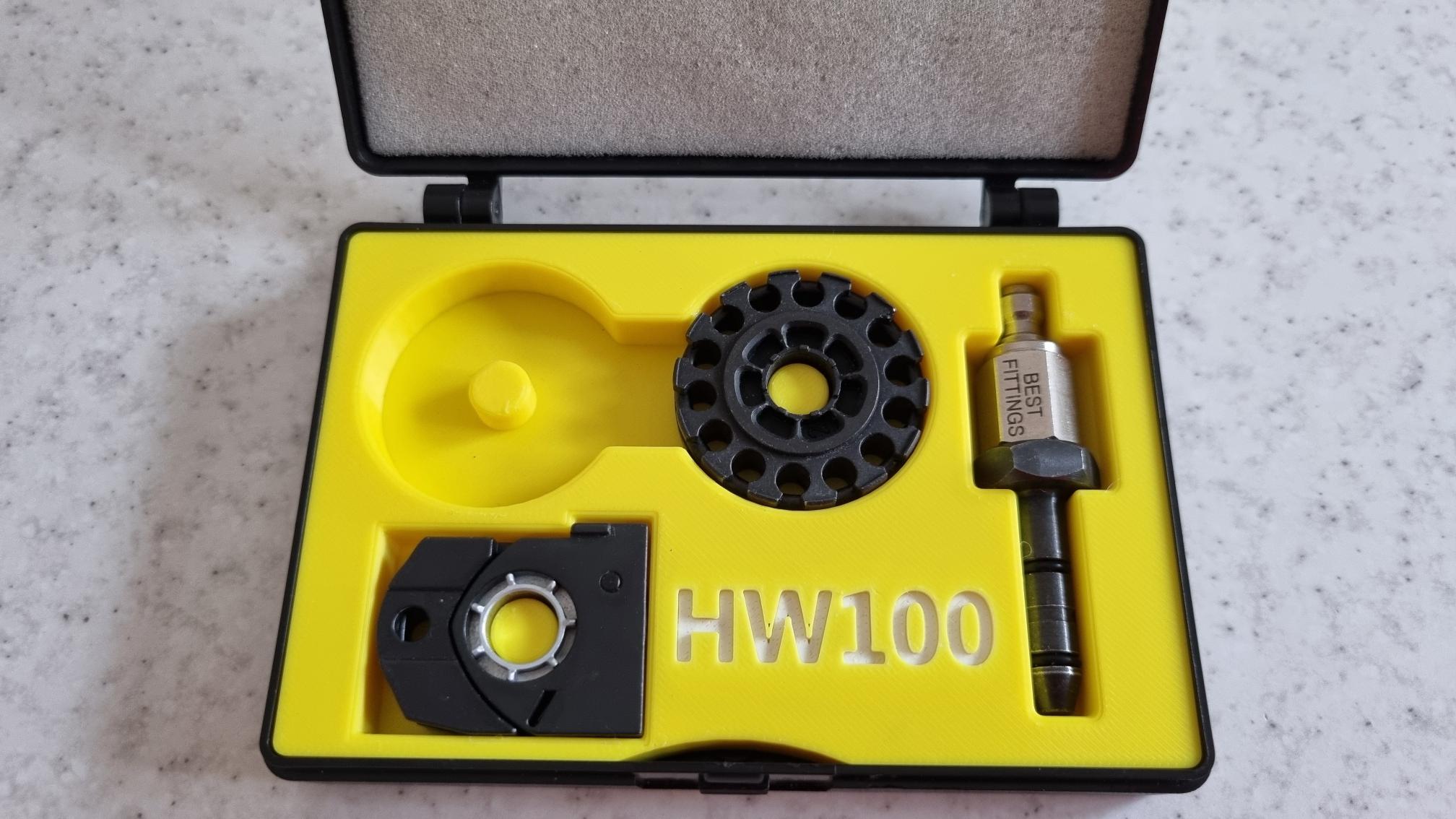 HW100 accessory  tray inlay