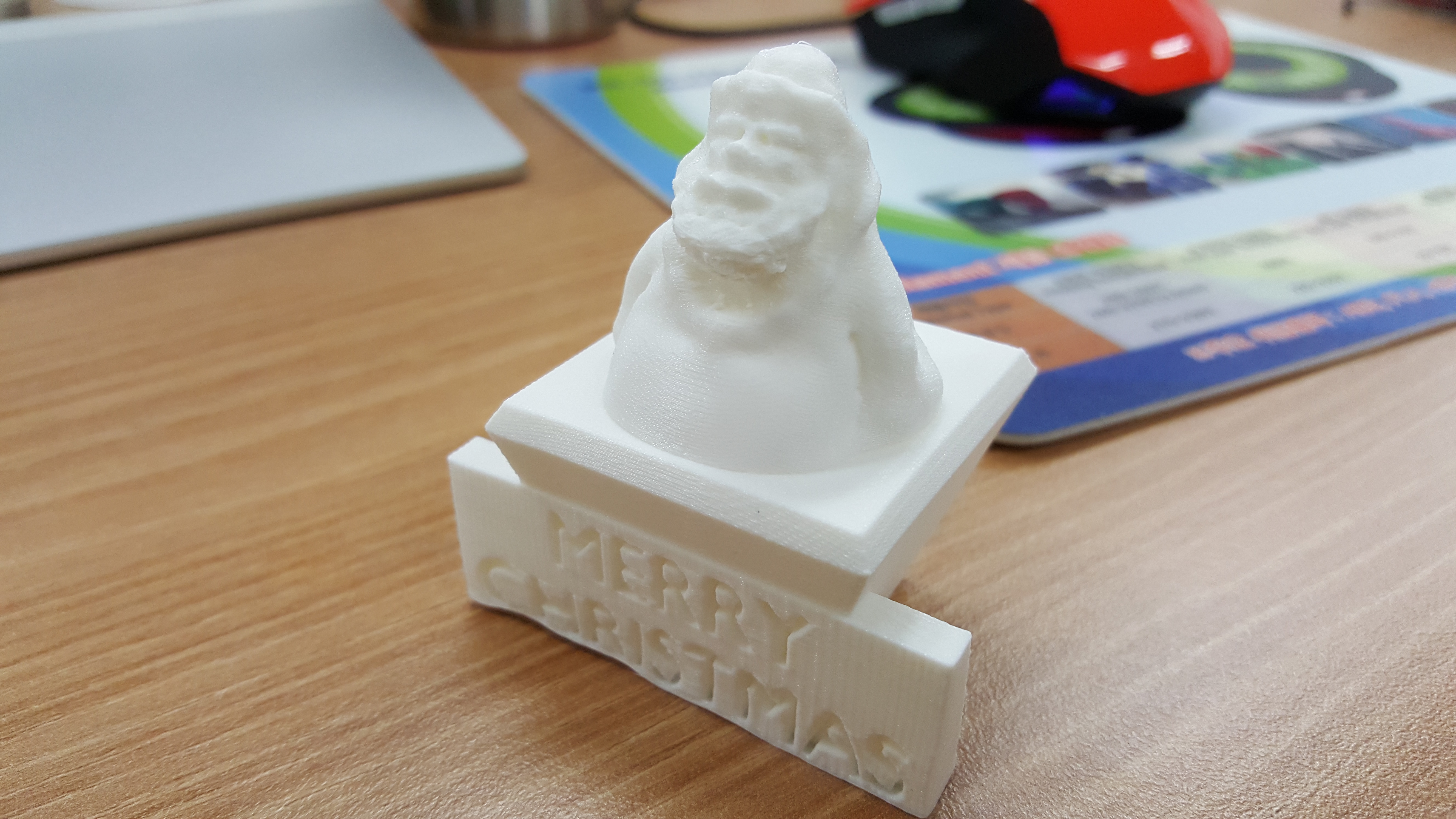 Santa Christmas Statue