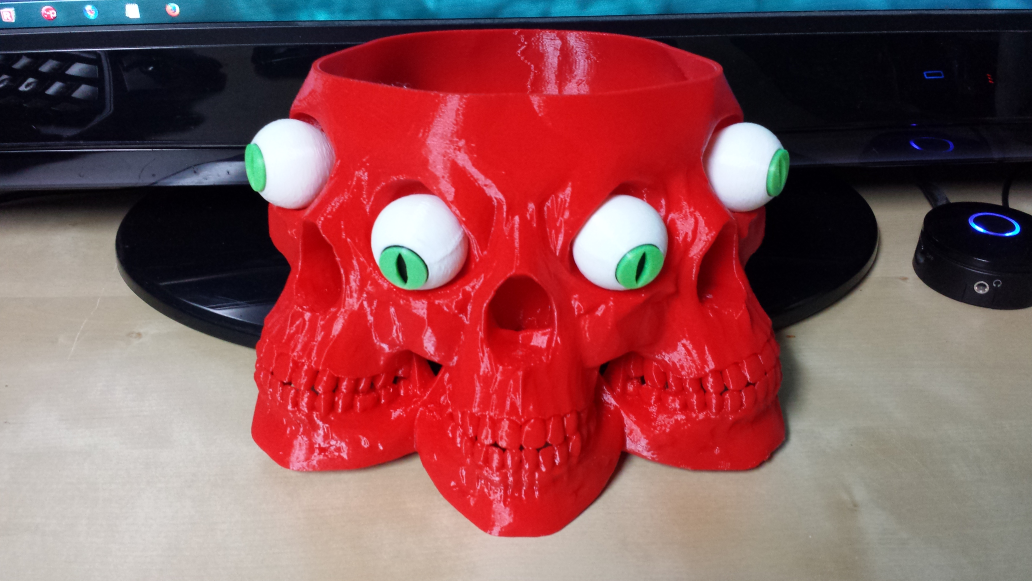 TriSkullQuadraClops Candy Dish