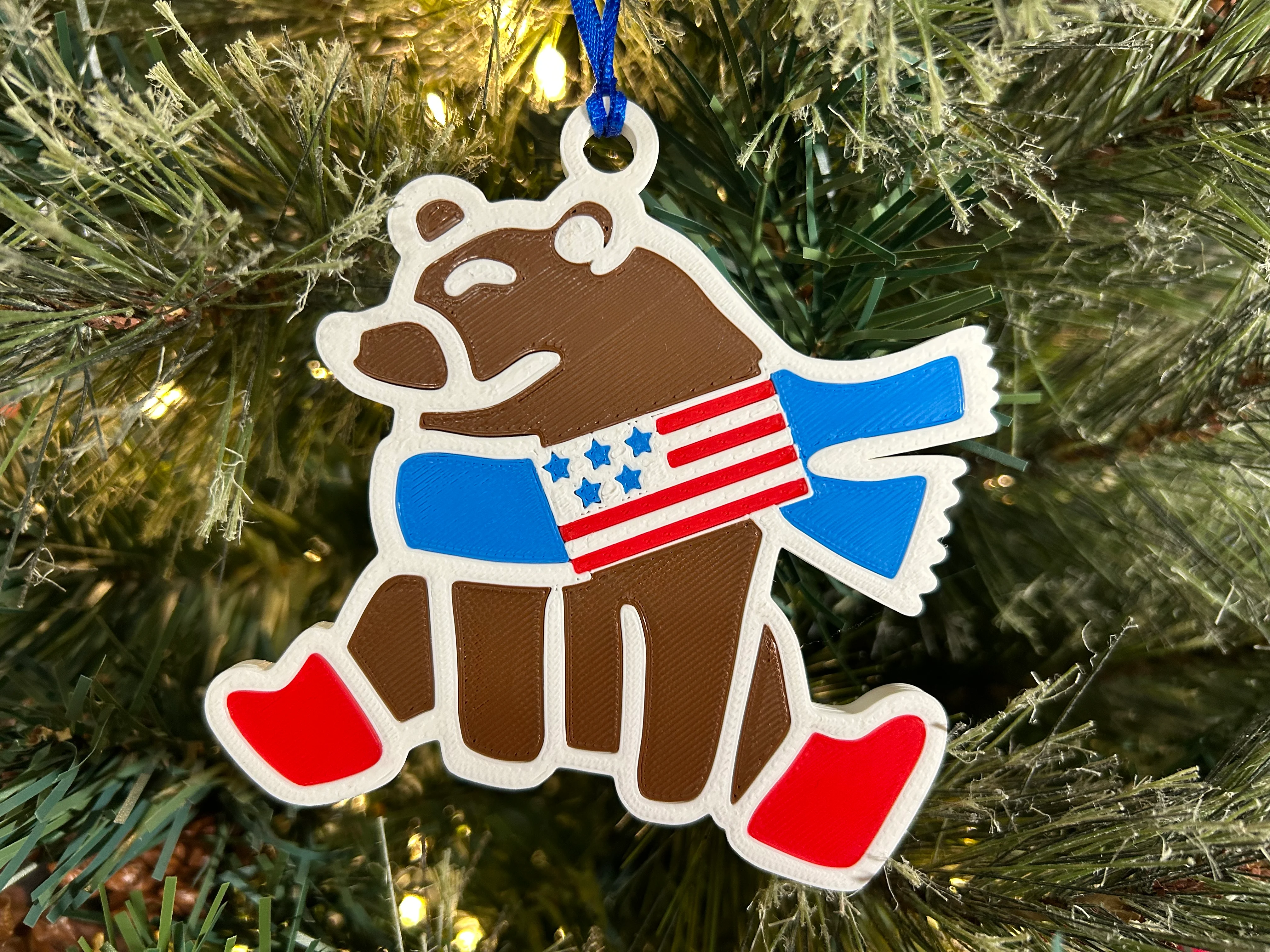 American Bear Ornament