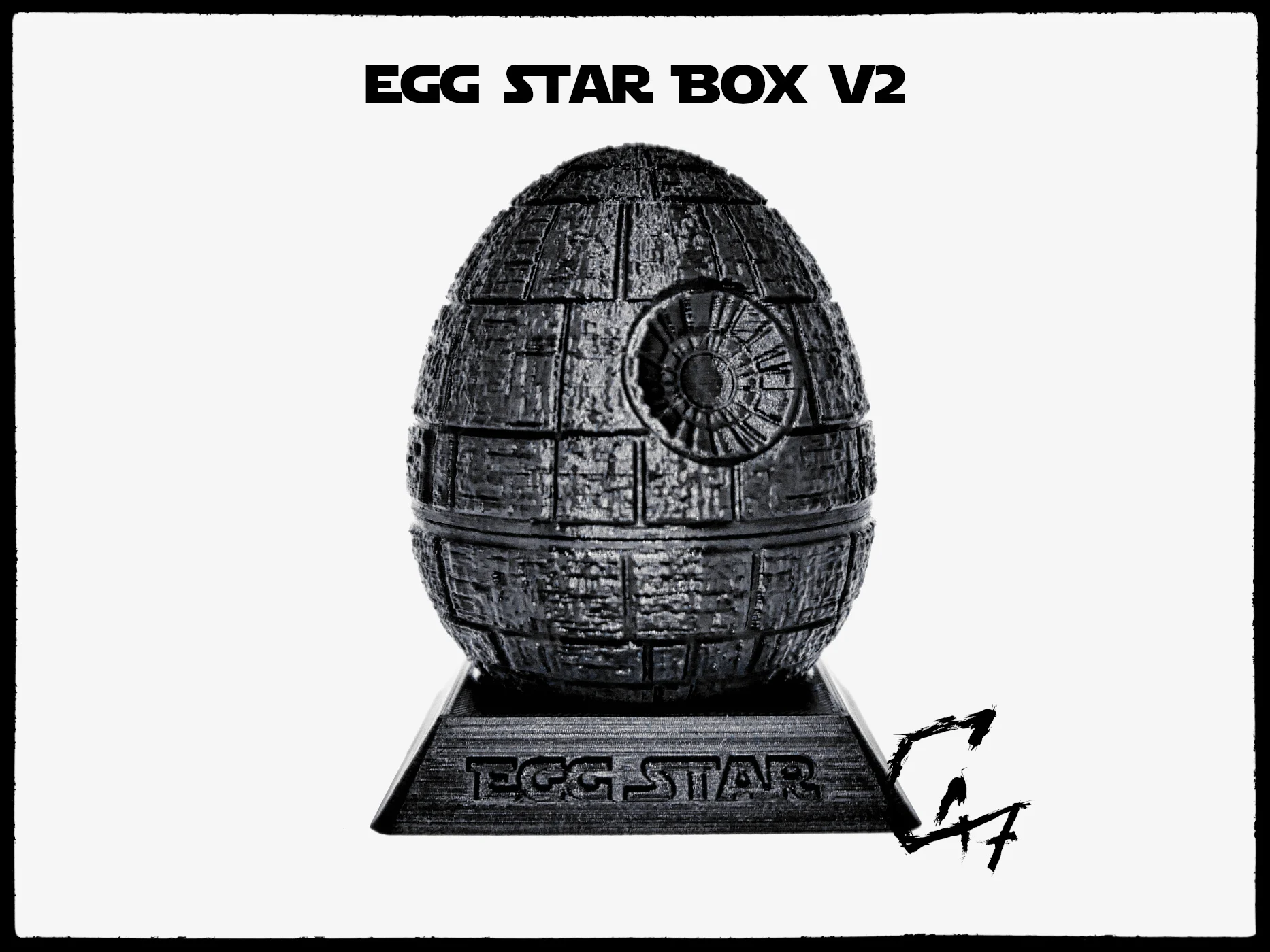 Egg Star Box - Death Star Easter Egg