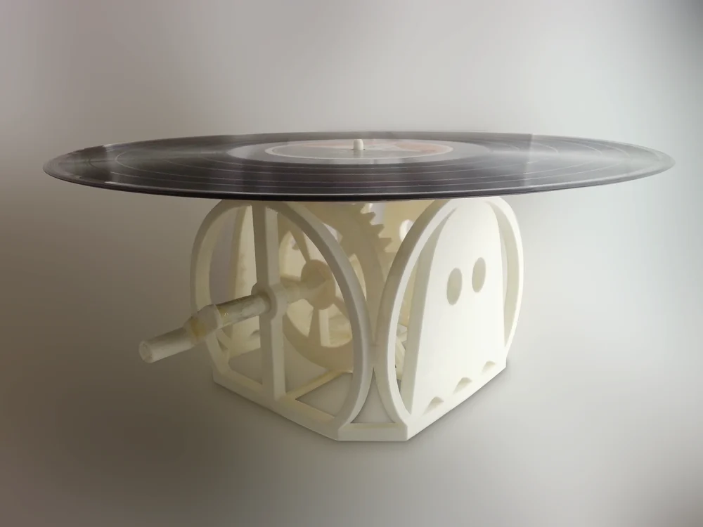 Hand Cranked Vinyl Player