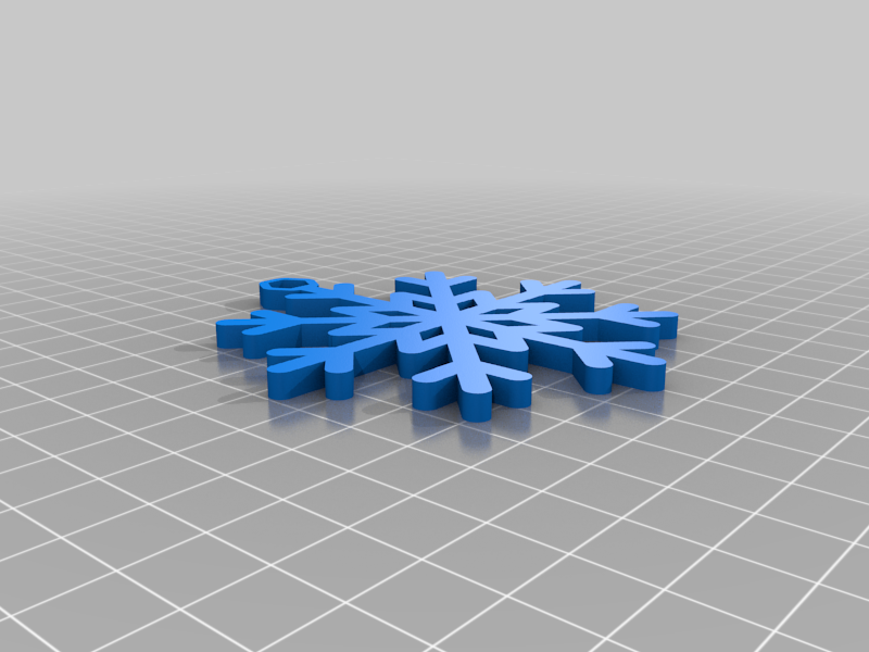 EASY TO PRINT, SNOWFLAKE, CHRISTMAS ORNAMENT 1, ORNAMENTS