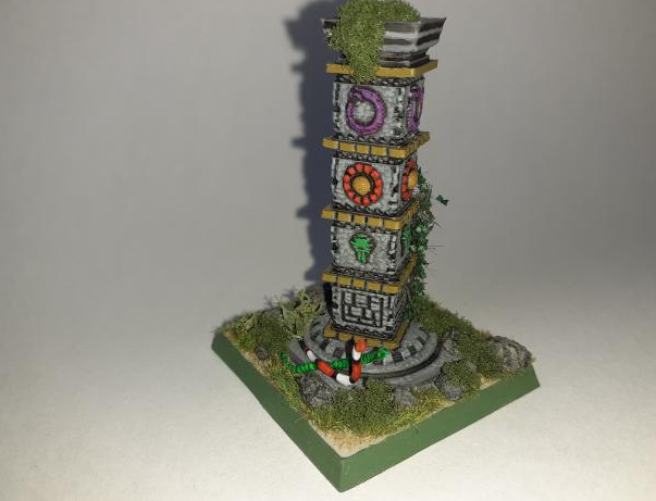 Lizardmen Base Column of Lost Civilization for Flying Model