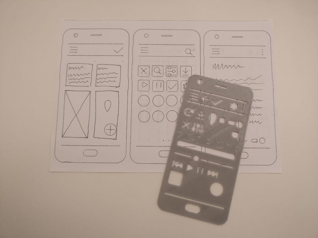 Android UI stencil
