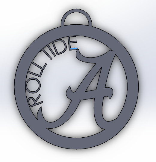 Alabama Christmas Ornament