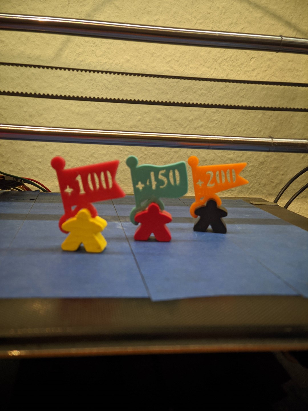 Carcassonne Meeple Scoring Flags