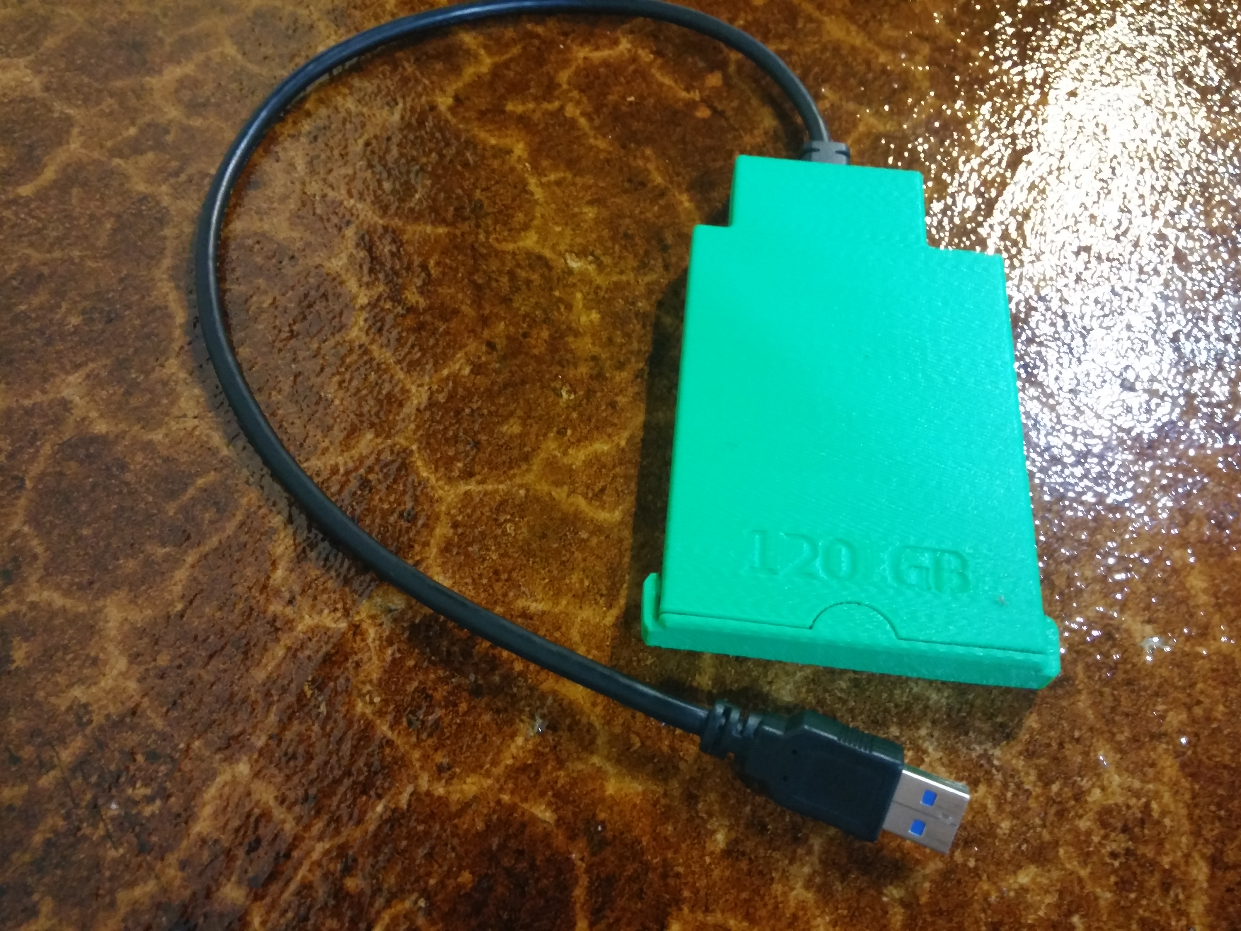7mm SSD case for StarTech SATA to USB adapter