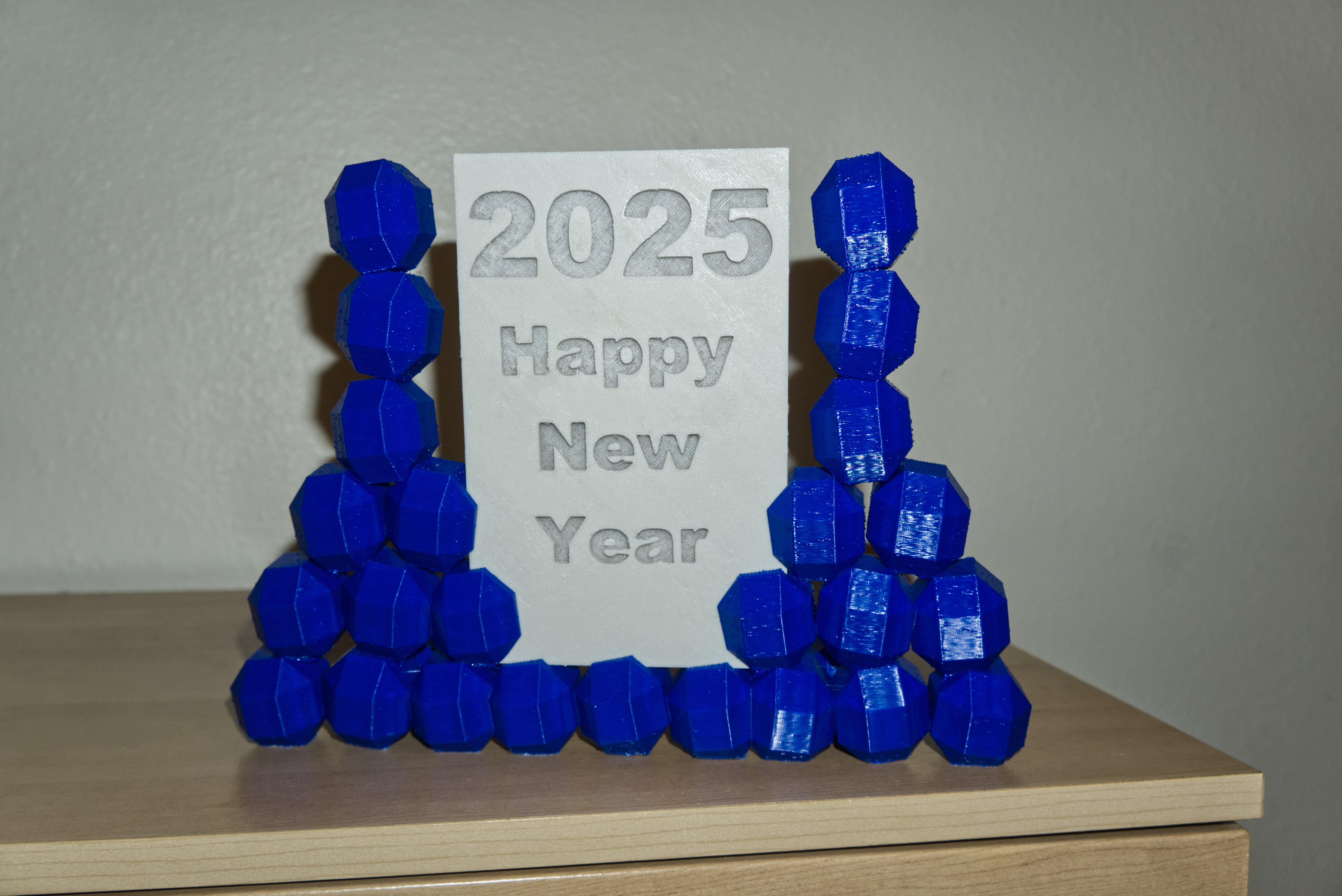 2025 Happy New Year Light Box Celebration Piece