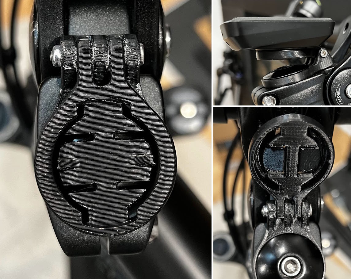 Bike Computer Stem Mount (Garmin / Quarter turn)