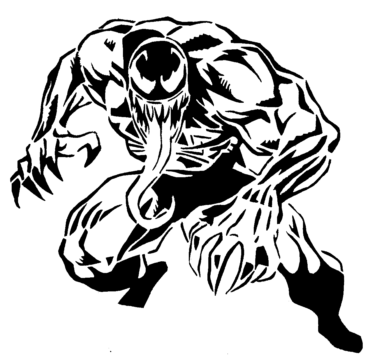 Venom stencil 3