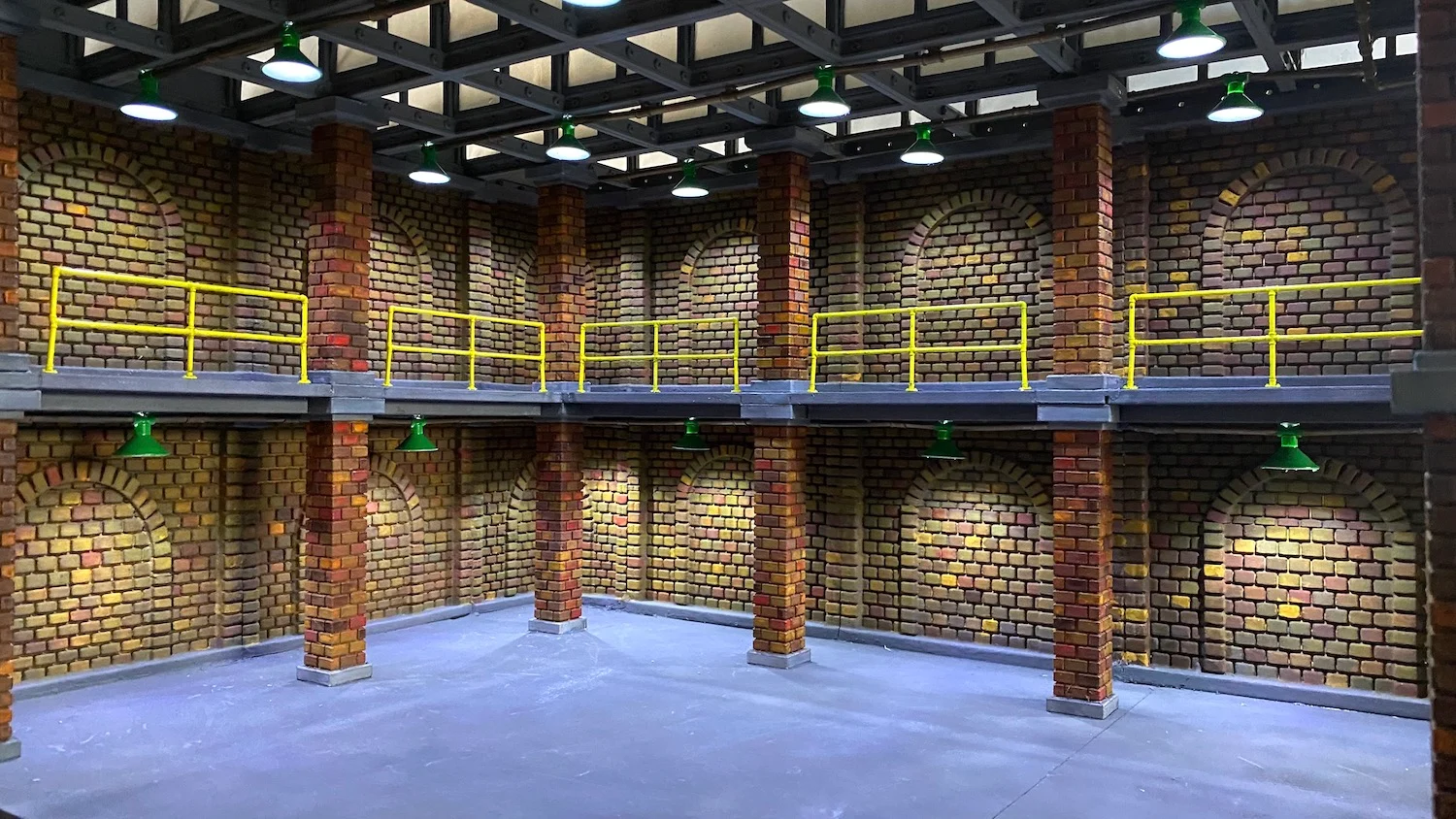 Old Factory Building Interior Set Collection