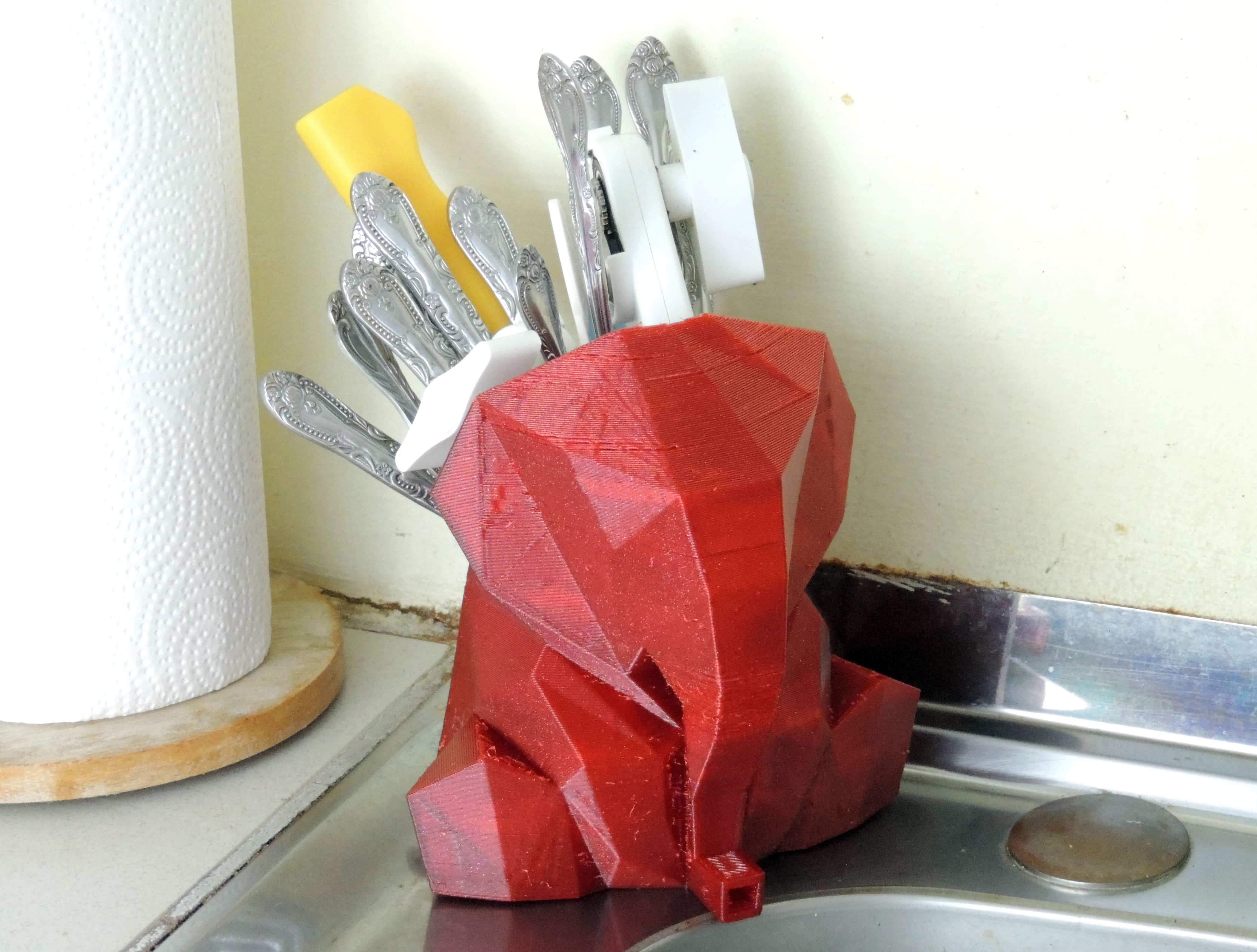 Elephant Utensil Holder / Planter