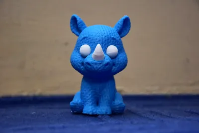Fantasy Knitted Dino