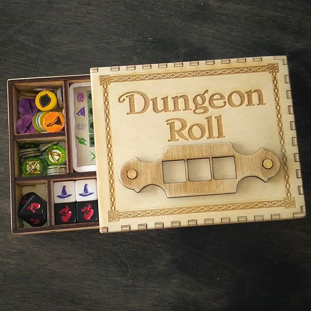 Dungeon Roll lasercut organizer