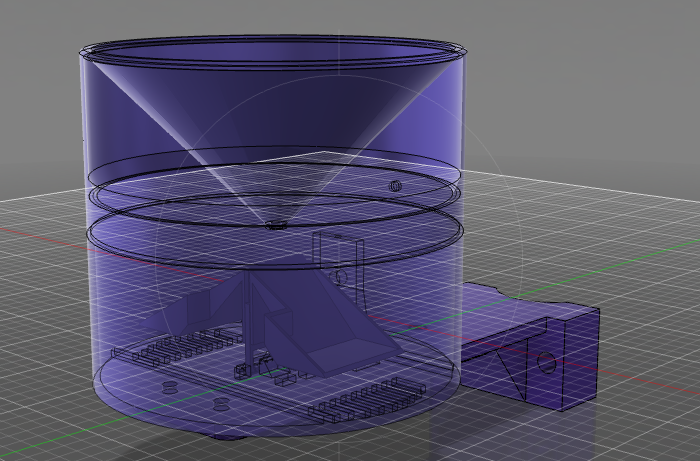 Meteo station parts (rain gauge)