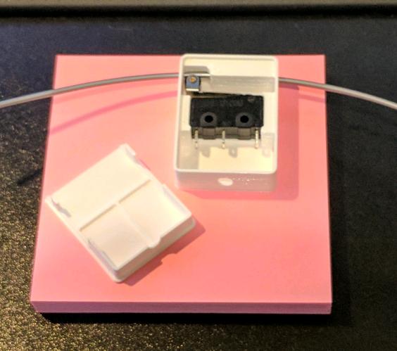 filament sensor switchbox remix (for maplin roller microswitch)