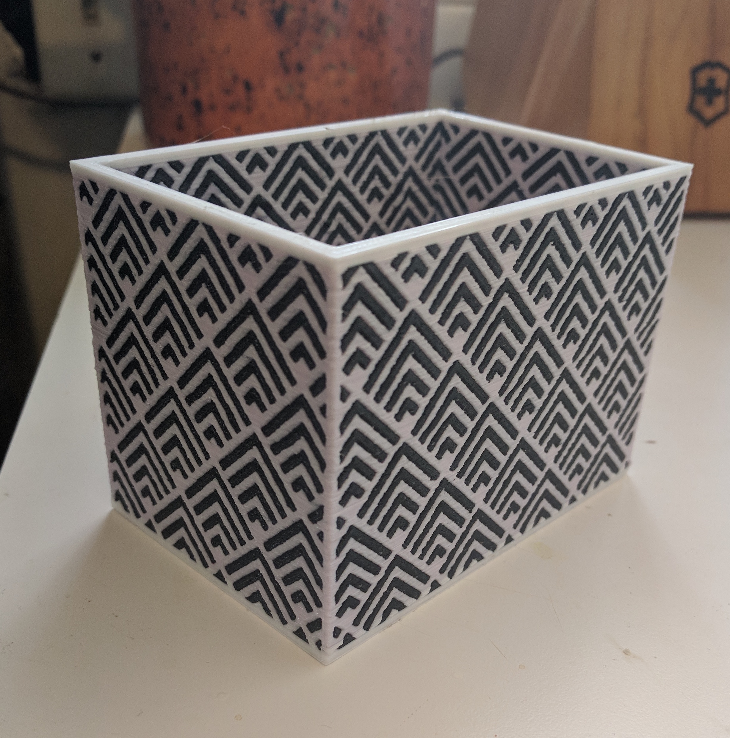 Art Deco Window Planter - Multi Material