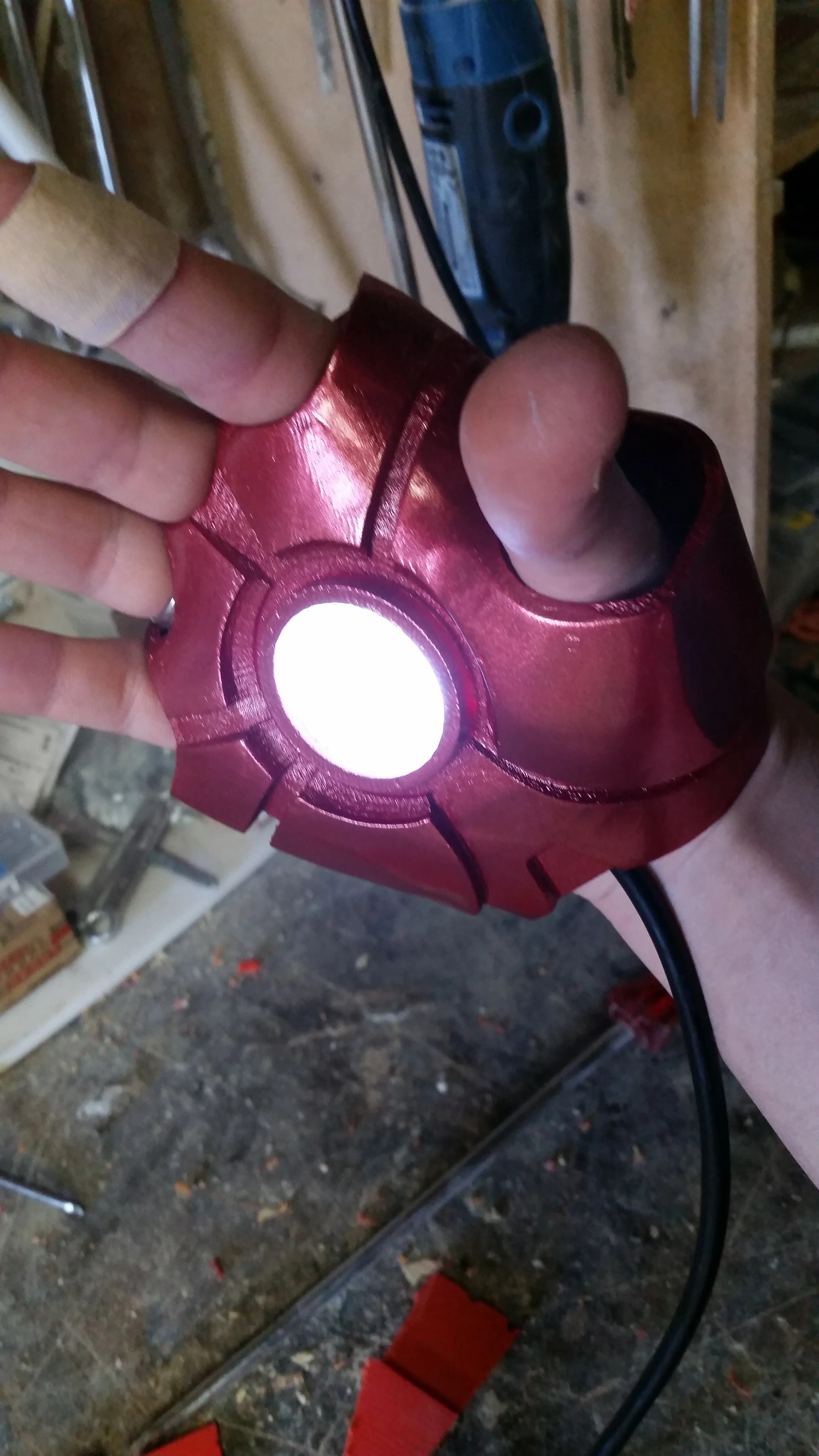 Iron Man MK6 MK 6 Glove Hand with repulsor