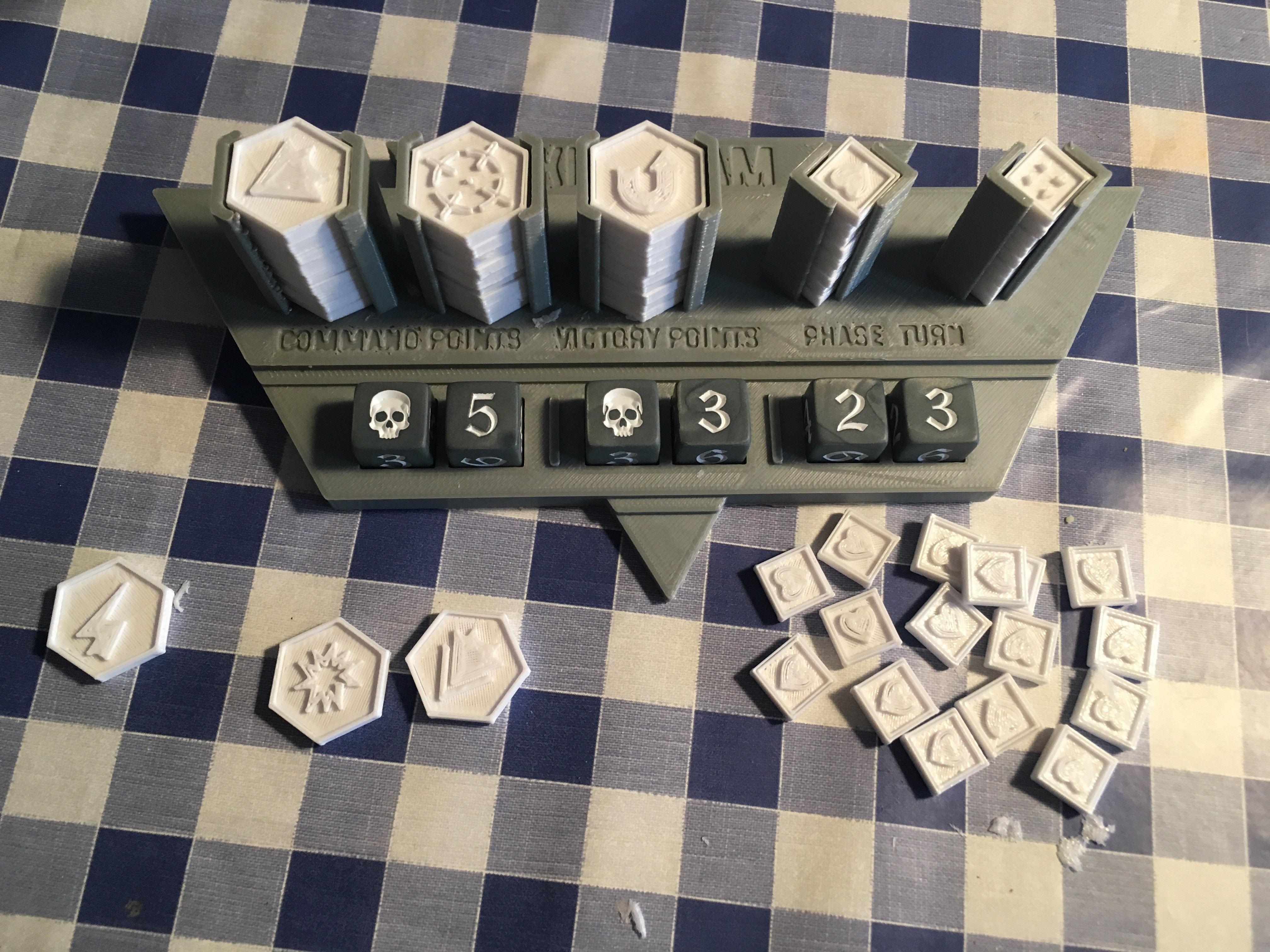 Tokenholder for printed tokens