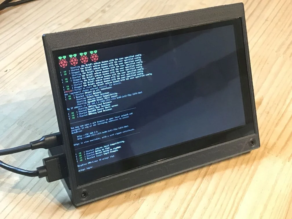 Frame + Back cover for 7 inch LCD monitor